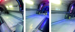 ergoline sunbed base acrylic and canopy acrylic