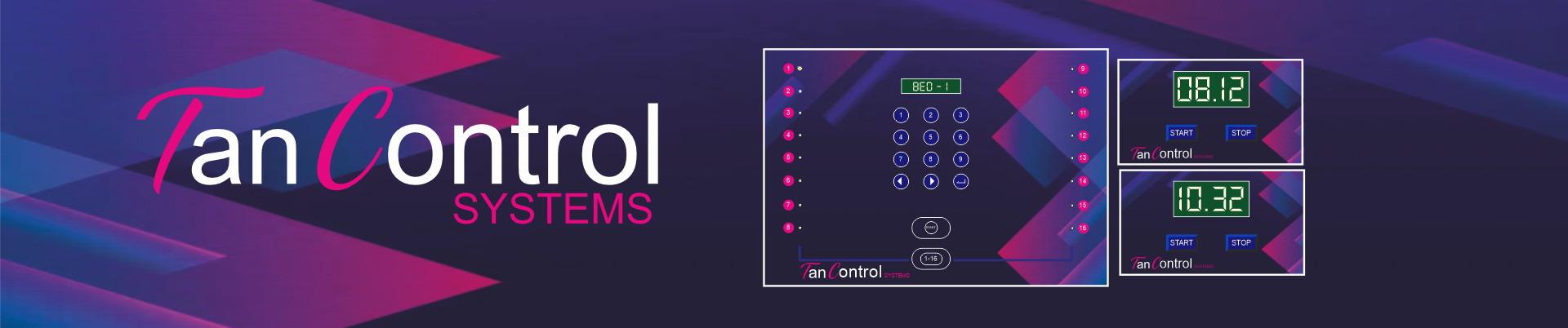 Take full Control of all your Sunbeds from your reception